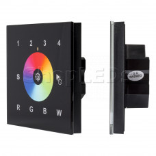 INTELLIGENT ARLIGHT Сенсорная панель DALI-901-11-4G-RGBW-DT8-IN Black (BUS/230V) (INTELLIGENT ARLIGHT, IP20 Пластик, 3 года)