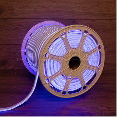 Гибкий неон LED SMD 8х16 мм, двухсторонний, синий, 120 LED/м, бухта 100 м