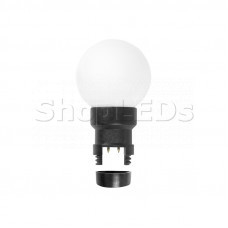 Лампа шар 6 LED для белт-лайта  цвет: Белый 45мм матовая колба