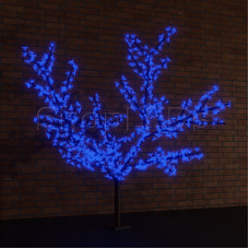 Светодиодное дерево "Сакура", высота 2,4м, диаметр кроны 2,0м, RGB светодиоды, контроллер, IP 54, понижающий трансформатор в комплекте NEON-NIGHT